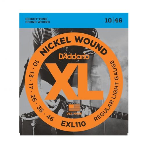 D'Addario EXL110 Nickel Wound Electric Guitar Strings, Regular Light, 10-46 -1
