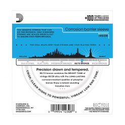 D'addario EZ910 85-15 Bronze Acoustic Guitar Strings, (.011-.052)-2