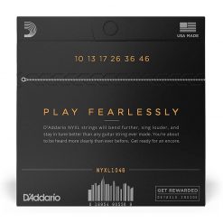 D’Addario NYXL 1046 Nickel Plated Electric Guitar Strings, Regular Light,10-46-3