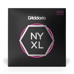 D’Addario NYXL0942 Nickel Plated Electric Guitar Strings, Super Light,09-42-1