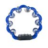 Plastic Sun Shaped Handheld Tambourine, Multi Color