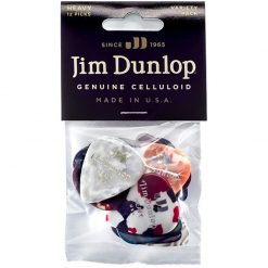 Jim Dunlop PVP107 Variety Celluloid Pick, Heavy, 12-Pack-02