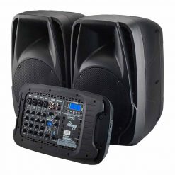 Laney Audiohub AH2500D Portable PA System - 2x500W, 2 Mics Included-02