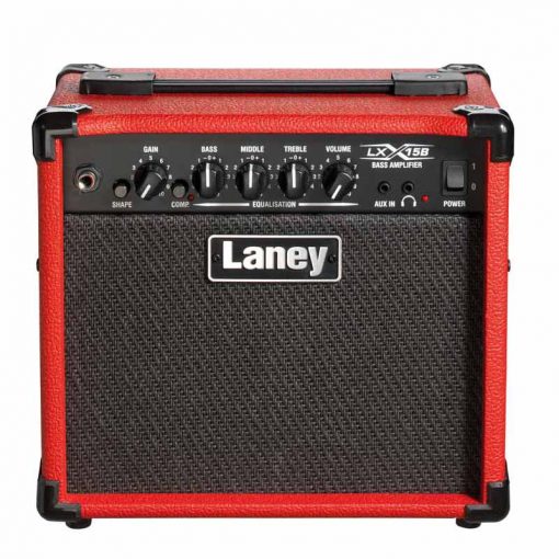 Laney LX15 Guitar Combo Amp - 15W, 2 x 5 inch woofers - RED-01