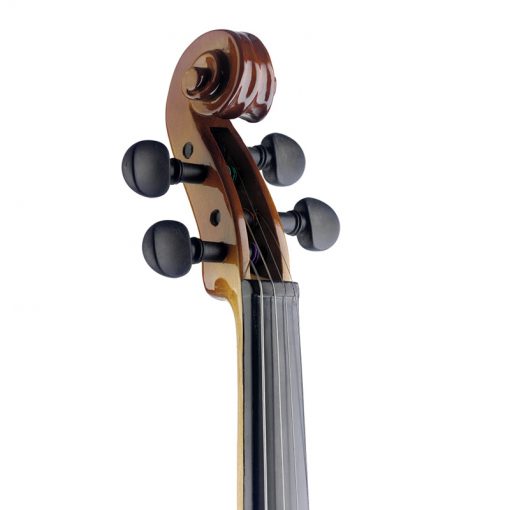 Stagg 4-4 Solid Maple Violin with standard-shaped soft-case, Sunburst-05
