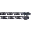 Stagg STE BLACK SKULL Terylene Guitar Strap with Black Skull Motif-02