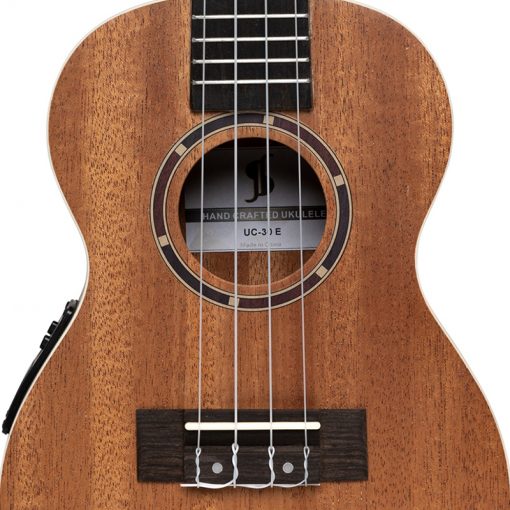 Stagg UC-30E Electric Acoustic Concert Ukulele with Bag, Natural-04