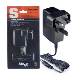 Stagg PSU-9V1A7R-UK Reverse Polarity 9-volt AC Adapter for Effect Pedals-01