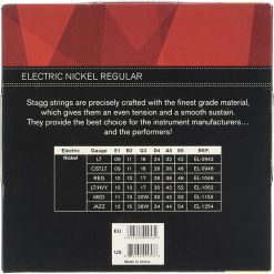 Stagg EL-1046 Regular Nickel Plated Steel Electric Guitar String Set-02