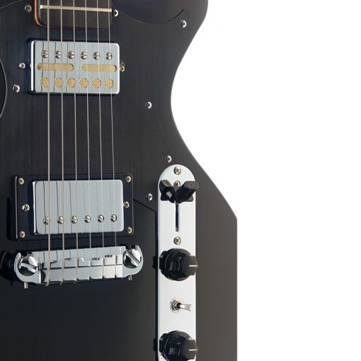 Stagg SVY SPCL BK Silveray Special Model Electric Guitar, Black-04