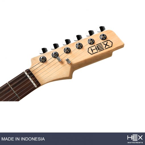 Hex E100 S-SG Slate Gray Electric Guitar-09