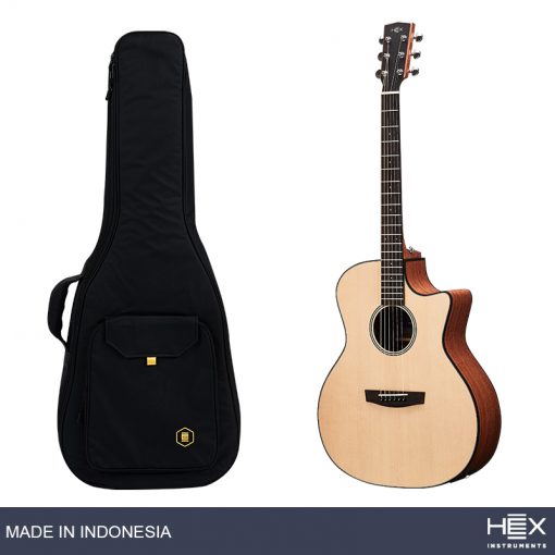 Hex Hive GA100CE M Cutaway Acoustic-Electric Guitar-01