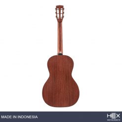Hex Hive P100 M Parlor-Travel Acoustic Guitar, Natural-01