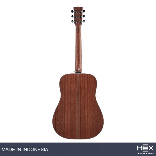 Hex Sting D300 M Acoustic Guitar with Standard Gig Bag-05