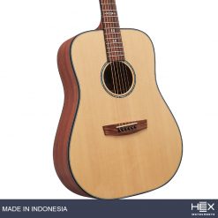 Hex Sting D300 M Acoustic Guitar with Standard Gig Bag-07