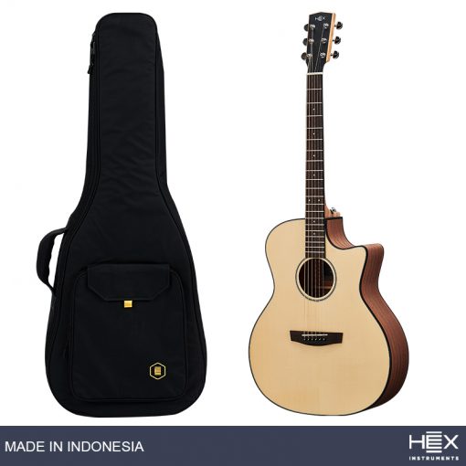 Hex Sting GA200CE M Cutaway Acoustic-Electric Guitar-11