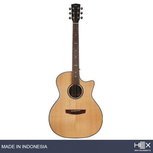 Hex Sting GA300CE M Cutaway Acoustic-Electric Guitar-04