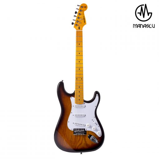 Manaslu Stratocaster Electric Guitar, Sunburst-01