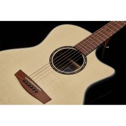 Hex Hornet GA400CE G Cutaway Acoustic-Electric Guitar with Standard Gig Bag-17