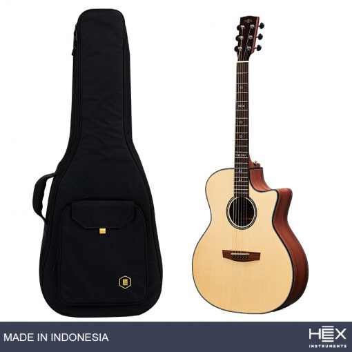 Hex Hornet GA400CE M Cutaway Acoustic Electric Guitar -01
