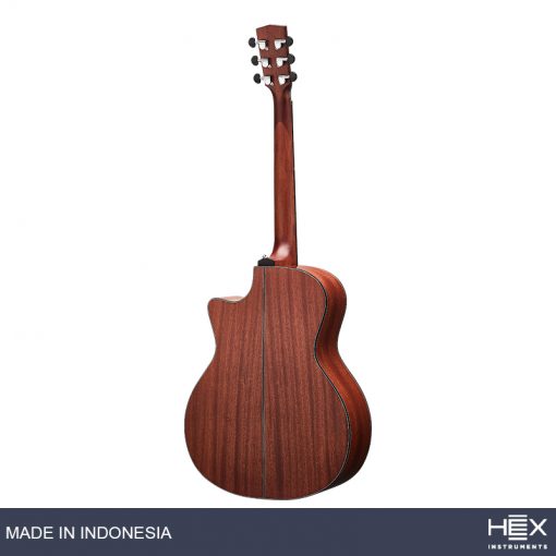 Hex Hornet GA400CE M Cutaway Acoustic Electric Guitar -04