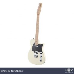 Hex T100 S-IV Ivory Telecaster Electric Guitar with Deluxe Bag-05