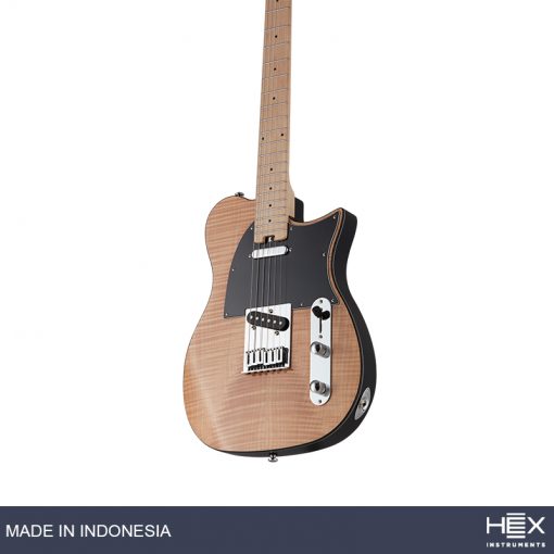 Hex T200 SG-NT Natural Telecaster Electric Guitar with Deluxe Bag-03