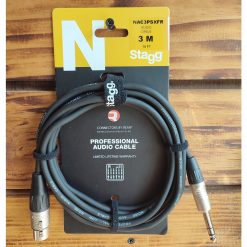 Stagg NAC3PSXFR Microphone Cable - Audio Cable, XLRf-TRS, 3m-02