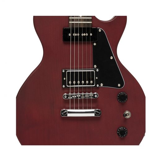 Stagg SEL-HB90 CHERRY Electric Guitar withj Solid Mahogany-03