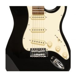 Stagg SES-55 BLK Vintage Series Electric Guitar, Black-04