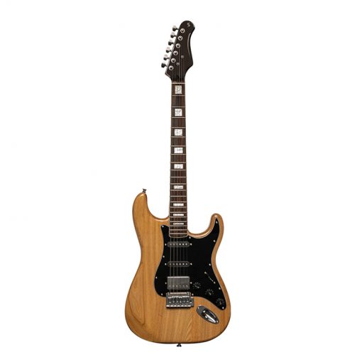 Stagg SES-60 NAT Electric Guitar with Solid Alder Body-01
