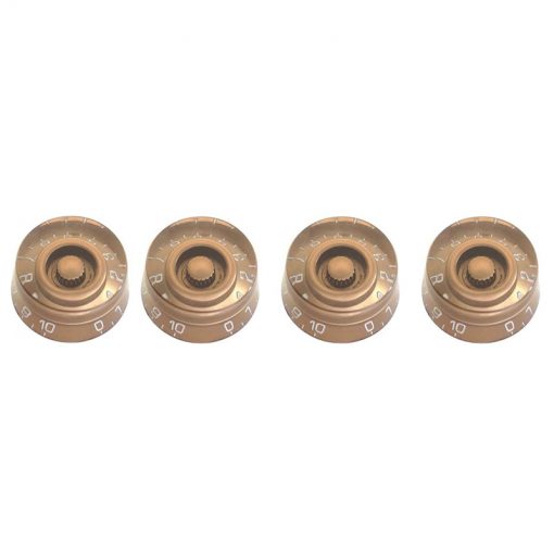 Stagg SP-KNLP-GDH 2x Volume and 2x Tone Knobs - Gold Hat-01