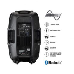 Laney Audiohub Series AH115-G2 Active Bluetooth Molded Speaker, 800W, 1 X 15-05