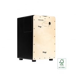 Stagg CAJ-BONGO-N Cajon Drum with Bongo Side-02