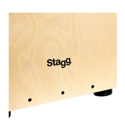 Stagg CAJ-BONGO-N Cajon Drum with Bongo Side-05