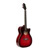 Stagg SA35 ACE-TR Auditorium Cutaway Electro-Acoustic Guitar, Red-02