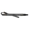 Stagg SPFL SNK BLK Black Padded leatherette Guitar Strap with Pressed Snake Skin Pattern-01