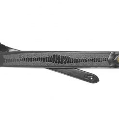 Stagg SPFL SNK BLK Black Padded leatherette Guitar Strap with Pressed Snake Skin Pattern-02