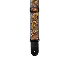 Stagg SWO-PSLY 1 Woven Guitar Strap Paisley1, Orange-02