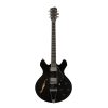 Stagg Silveray 533 Chambered Maple Body Electric Guitar, Black-02