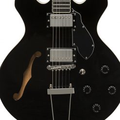 Stagg Silveray 533 Chambered Maple Body Electric Guitar, Black-04
