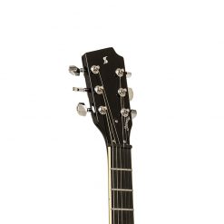 Stagg Silveray 533 Chambered Maple Body Electric Guitar, Black-05