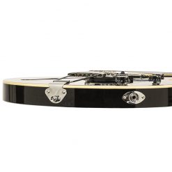 Stagg Silveray 533 Chambered Maple Body Electric Guitar, Black-06