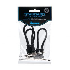 IBANEZ SI05P3 0.5FT-15CM Right Angled Guitar Patch Cables,3 Pieces
