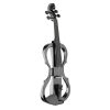 Stagg EVN X-4-4 MBK Electric Violin with Headphone and Softcase, Metallic Black-01