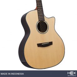 Hex Hornet GA450CE G Cutaway Acoustic-Electric Guitar with Standard Gig Bag-03