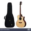 Hex Queen GA500CE G Cutaway Acoustic-Electric Guitar with Standard Gig Bag-01
