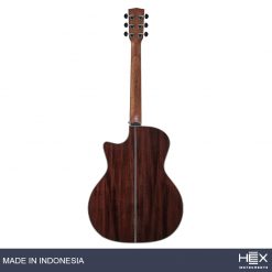 Hex Queen GA500CE G Cutaway Acoustic-Electric Guitar with Standard Gig Bag-03