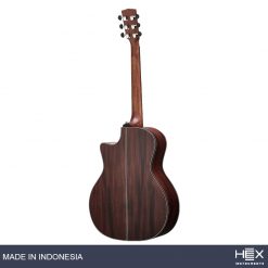 Hex Queen GA500CE G Cutaway Acoustic-Electric Guitar with Standard Gig Bag-04