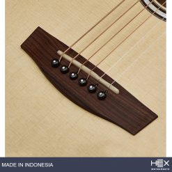 Hex Queen GA500CE G Cutaway Acoustic-Electric Guitar with Standard Gig Bag-05